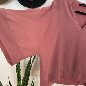 XS Zara Mauve Sheer Top